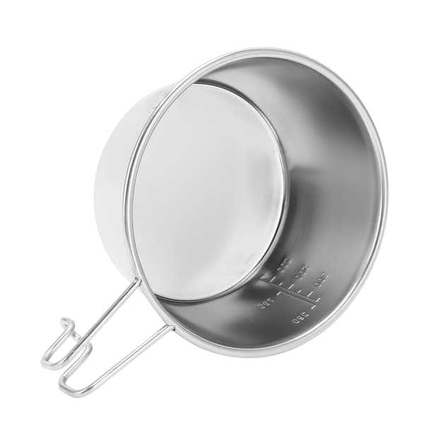 【NX】450ml Campingkopp i rustfritt stål, stablebar bærbar campingkopp for fotturer