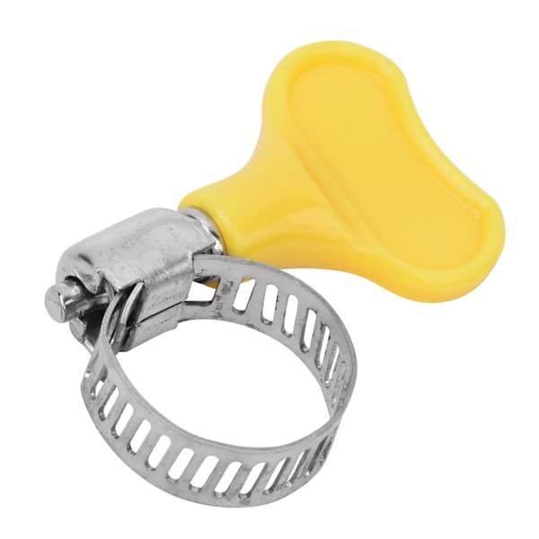 10 stk rustfritt stål slangeklemme med plasthåndtak rør rørklemmer 9~16mm