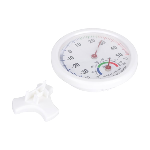 TH108 Analog inomhustemperatur Fuktighetsmätare Termometer Hygrometer -30~50°C H
