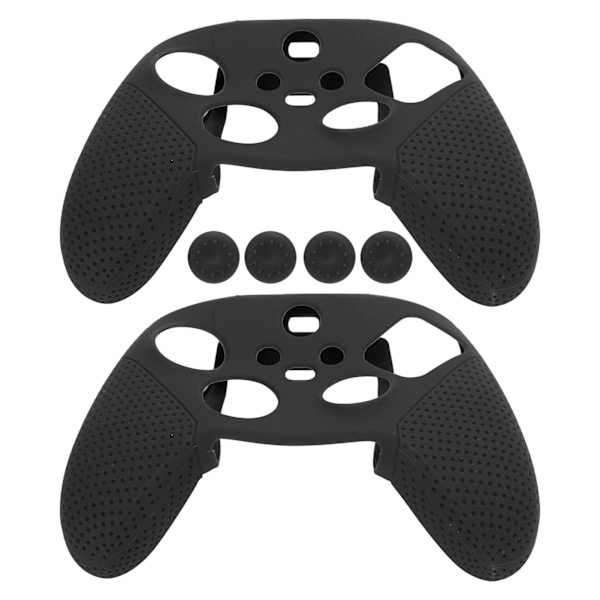 2 stk Antislipp silikon spillkonsoll beskyttelse Gamepad Håndtak for Xbox Series S X (svart)