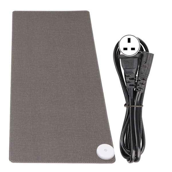 31,5 x 13,0 tum uppvärmd musmatta 3 växlar Temperatur Justerbar Extended Edition Gaming Mouse Pad Black 100‑250V UK-kontakt