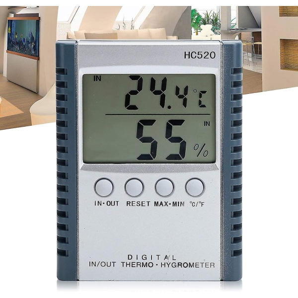 Digitale termometre og hygrometre nøjagtige temperatur- og fugtighedsmonitorer