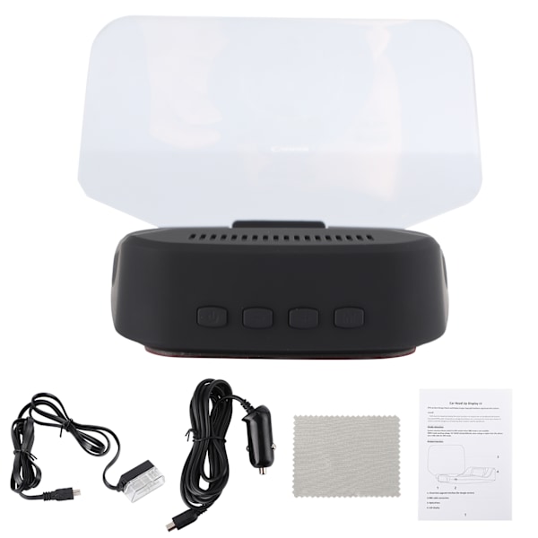 Auto OBD2 + GPS System HUD Head-Up Display Digital Bilhastighedsprojektor Universal