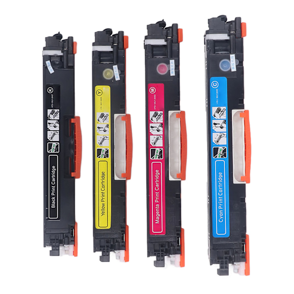 Bytte av 4 stk tonerkassetter 130A CF350A CF351A CF352A CF353A Svart Cyan Gul Magenta for Pro Color MFP M177fw M177 M176n M176 skrivere
