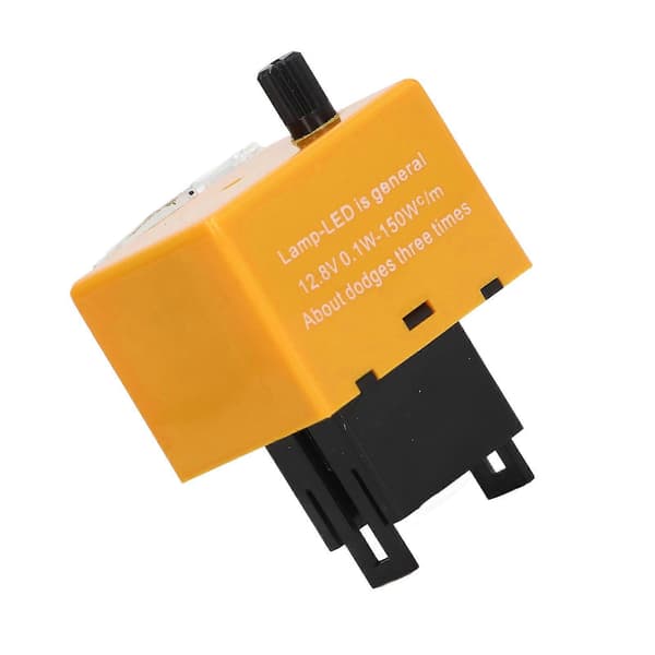 Elektroniskt LED-blinkrelä 8-poligt justerbart frekvens ABS-blinkrelämodul för bil 12,8 V