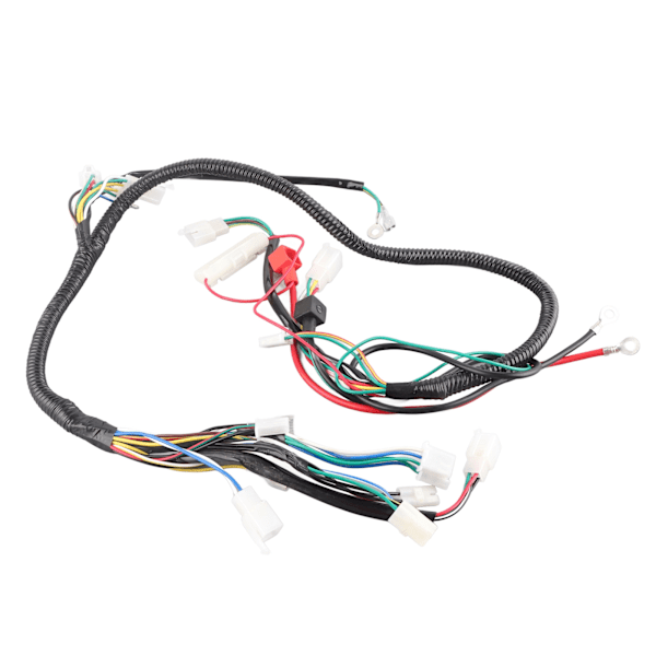 Motorns Kabelhärva CDI-enhet Solenoidkontakt för GY6 125cc 150cc 200cc 250cc Fyrfyrhjuling ATV Go Kart