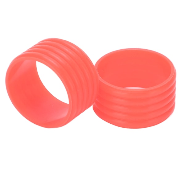 2-pack Tennisracketgrepp Silikonring Svett Absorberande Tennisövergrepp Fixeringsring Rosa