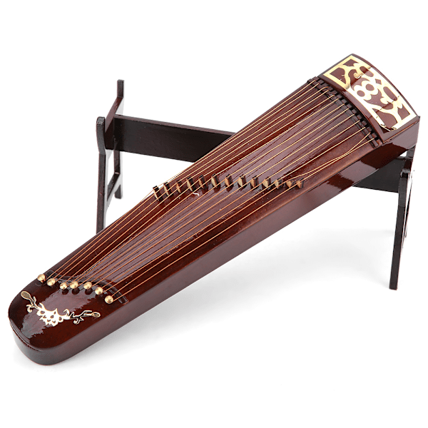 Miniatyr Træ Musikinstrument Model Display Mini Ornament Håndværk Hjemindretning
