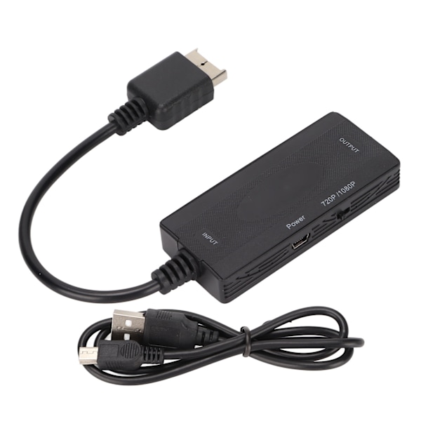 Spillkonsoll Adapter Kabelenhet Gratis for PS2 til HD Multimedia Interface Konverter for HDTV