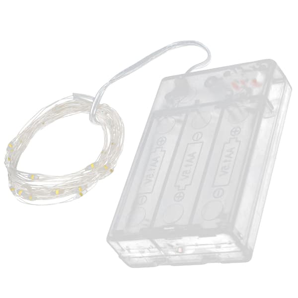 Foto Clip Light String Clip String Lampe Dekorationslys med 200 LED'er 60 gennemsigtige clips