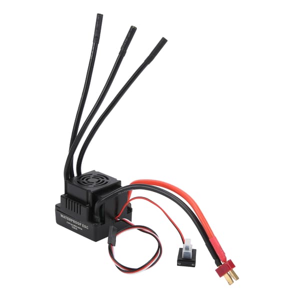 120A RC børsteløs vanntett elektronisk hastighetskontroll ESC Kompatibel med 1/8 1/10 RC bil
