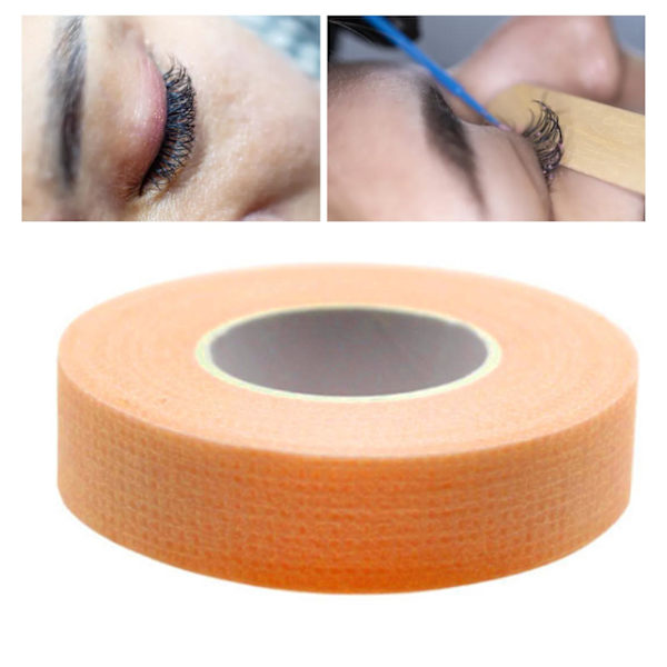 Ögonfransförlängningstejp Individuellt paket Lätt att riva Andas Patch Lash Vattentät Isolering Stickers Orange