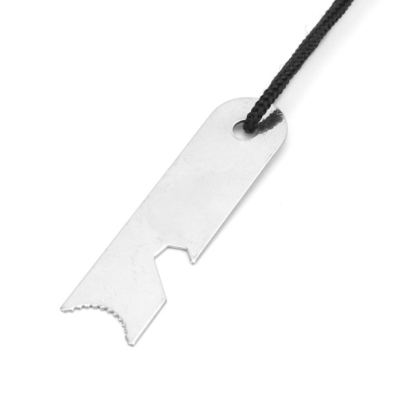 2-in-1 kannettava ruostumattomasta teräksestä valmistettu tulen sytytin 18 x 100 mm magnesiumtanko