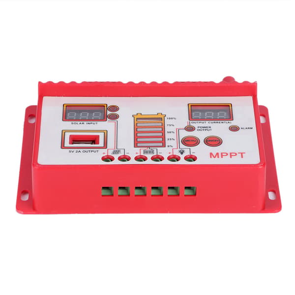 【NX】12V MPPT Solar Charge Panel Regulator med LED-display Maksimal Power Point Tracking Battericontroller
