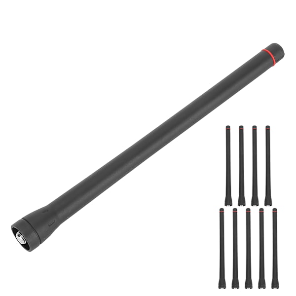 10 stk. FASC55V Kort VHF Antenne WalkieTalkie Radio Tilbehør til COM ICF3/F11/F14