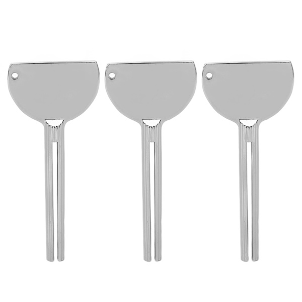 3 stk rustfrit stål nøglepressere, halvcirkelformet klemme hårpasta Tandpasta Dye Paste Tube Roller Key