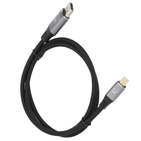 B0305&#8209;1 Mini DP til DP Adapterkabel 1.4 Versjon 8K Høydefinisjon 1 meter Lengde Mini DisplayPort Port