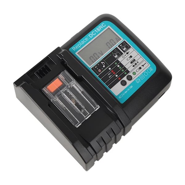 DC18RC Li-Ion batterilader med skærm til Makita 14,4-18V BL1815 BL1415 BL1460 (AU-stik 100-240V)