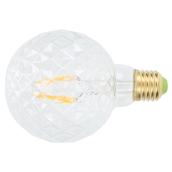 220V LED-koristelamppu E27 4W G95 Lasilamppu Korkea Valoteho Vintage-lamppu Olohuoneen Makuuhuoneen Läpinäkyvä