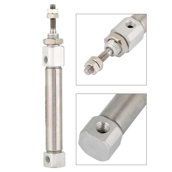 CDJ2B10-30B 10 mm diameter 30 mm slaglængde Dobbeltvirkende pneumatisk luftcylinder i rustfrit stål