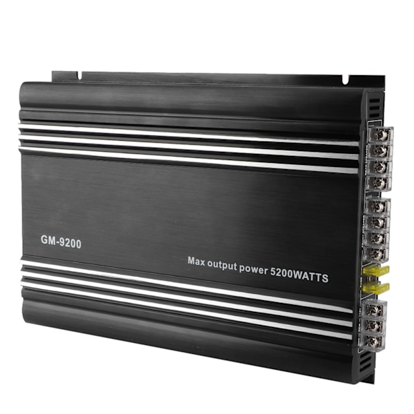 4x70W 4-kanals ljudeffektförstärkare 12V svart aluminiumlegering Auto Bil Hifi Stereo Amp