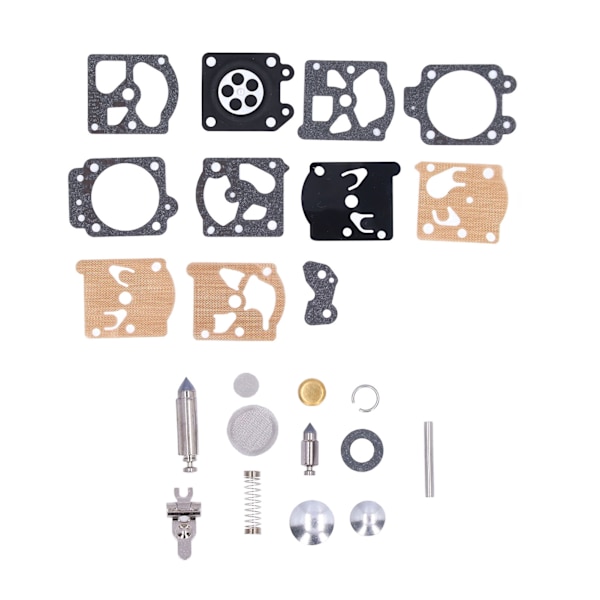 2 Sæt Forgaser Carb Rebuild Reparationssæt Havemotorsav Reparationssæt Til Walbro K20 WA WT