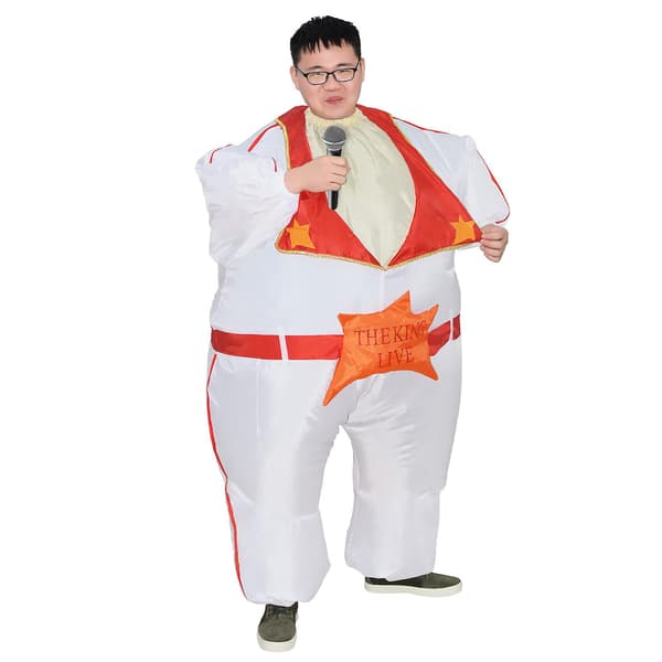 Uppblåsbar Elvis Presley-dräkt L