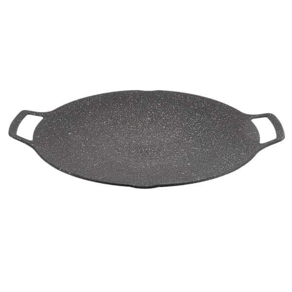 Koreansk BBQ-tallrik Barbecue Grill Non Stick Cirkulär Stekpanna för Hem Utomhus Spis Universal Typ 36cm