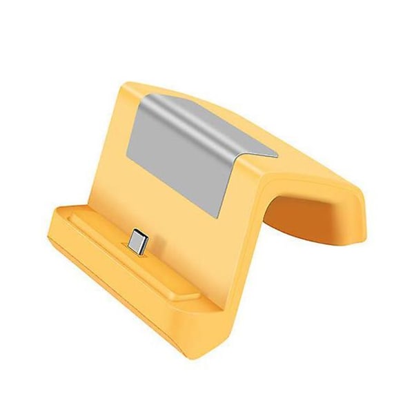 Ladestasjon for Nintendo Switch med USB C strøminngang Yellow
