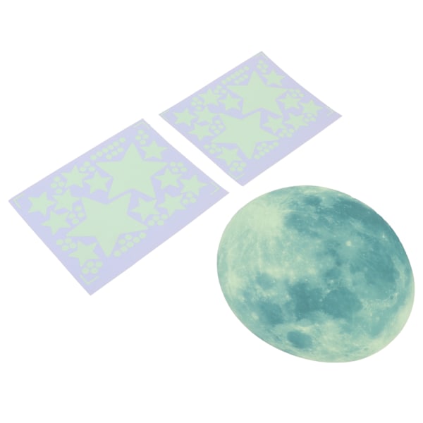 Planet Star Wall Stickers självlysande väggdekor för barnrum Baby Nursery Home Decoration