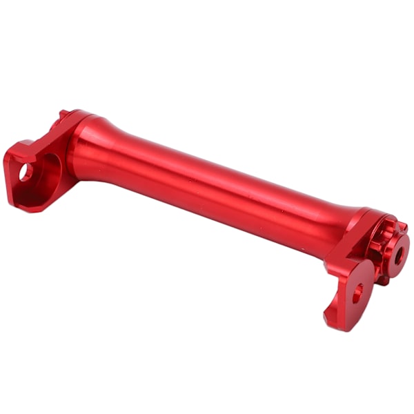 Teleskopisk förlängningsstång för lätt hjul i aluminiumlegering för Brompton 3sixty hopfällbar cykel 124 mm sammandragningslängd Röd