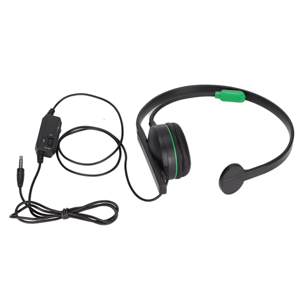 S481 Single Ear Gaming Headset 3,5 mm Stereo Wired One Ear Headset med mikrofon och in-line kontroll för PS4 för Xbox One