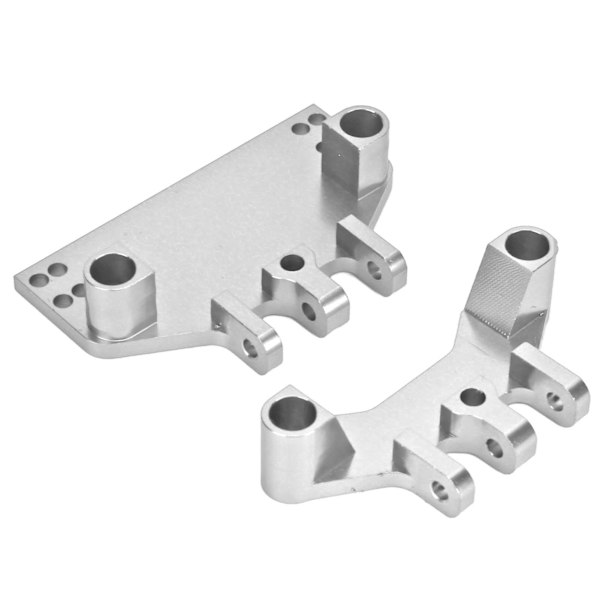 Metallstyringsgirbeslag Servo Mount Del for MN86 1/12 RC Bil Modifiserte Tilbehør Sølv
