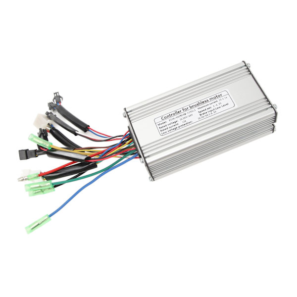 Neliöaaltoohjain 25A Sähköpyöräohjain 36V 48V Metallikuori SM-liittimellä 750W moottorille