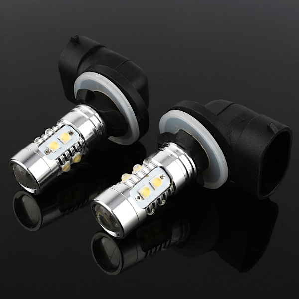 1 PAR TÅGELYGTE H27 881 50W LED-DIMMOLJUS TIL BILPÆRER