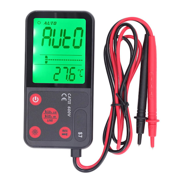 3,5 tum digital multimeter 6000 räkningar Multifunktionell automatisk identifiering Bärbar voltmeter spänningsmätare
