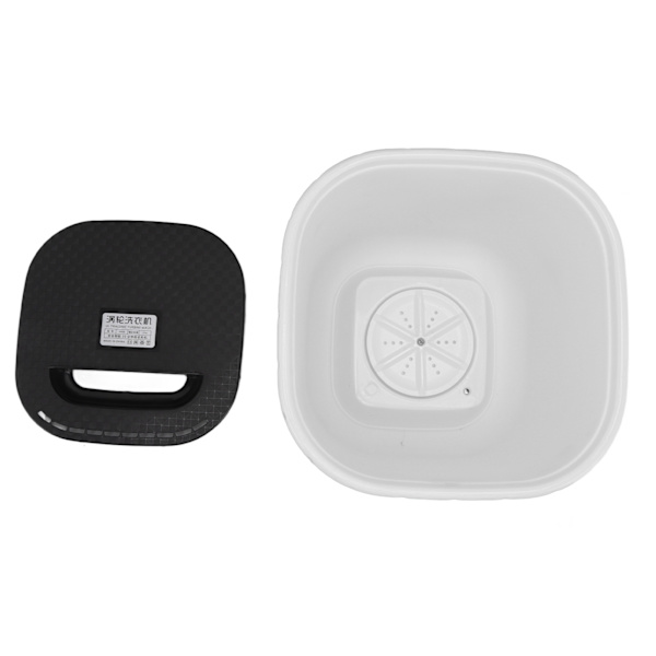 6L minitvättmaskin framåt och bakåt rotation USB-strömförsörjning Automatisk avstängning Bärbar miniunderkläderstvättmaskin