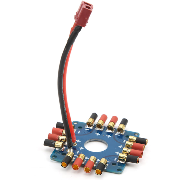 RC Strømforsyningsfordelingsbrett 3,5 mm Plugg Vanntett Premium Plast Kobber Gummi RC Drone Tilkoblingsbrett