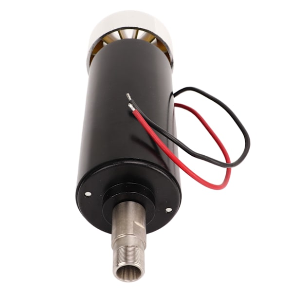 52mm Spindelmoottori ER11 Kiinnityshylsy Ilmajäähdytteinen CNC-moottori Jyrsinnälle Kaiverruskoneelle DC48V 500W 12000RPM 600mN.m Musta