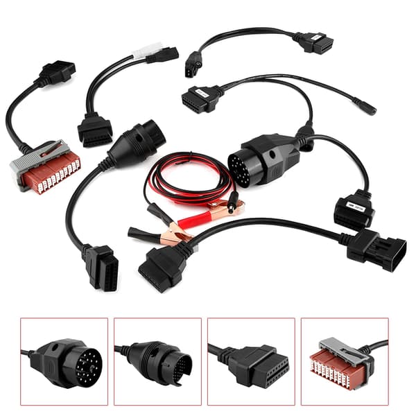 【NX】8 stk. OBD2 OBDII-kabler til TCS CDP DS150E bildiagnoseværktøj