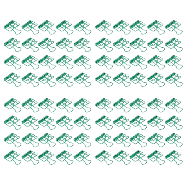 19 mm 80 kpl Kansionkiinnitteet Vahva kiinnitys Metalliset onttopyrstöiset kiinnitteet Pienet kansionkiinnitteet Paperikiinnitteet Toimistotarvikkeet Vihreä
