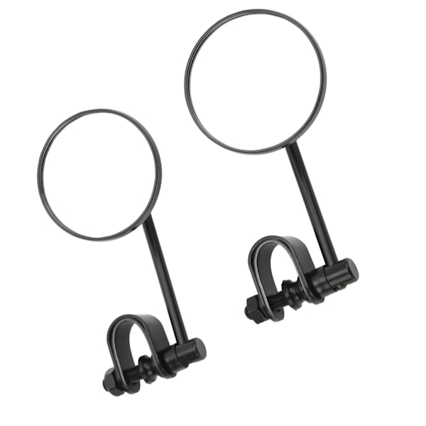 2 stk Motorcykelbackspejle Runde 360 Graders Justerbare Styrspejludskiftning til Ranger Stick King GN