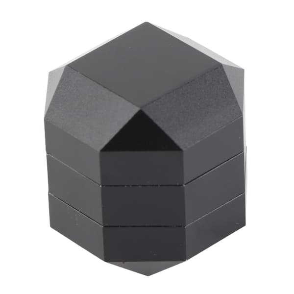 Aluminium Kø Kridtholder Clip Ottekantet Universal 3 Lag Billard Pool Kø Kridtboks Holder Billard Tilbehør Sort