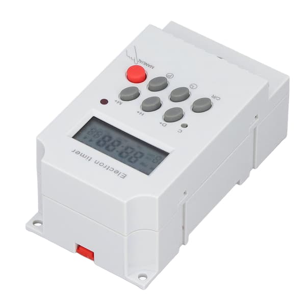 【NX】Elektronisk timer-kontakt DIN-skinne LCD mikrocomputer elektronisk intelligent controller KG316TII (DC 12V)