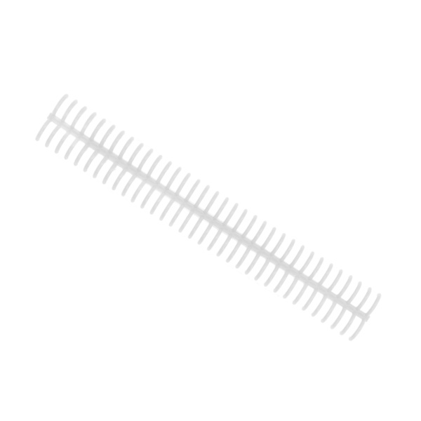 10 stk Bindingsrygger 34 Hull Polypropylen Slitsterke Bindingsrygger for papirvarer Transparent