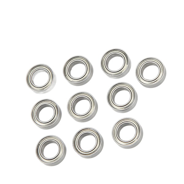 10 ST RC Kullager Set Stål Silver RC Kullager Korrosionsbeständiga RC Tillbehör För 1/10 1/8 ZD Racing Car
