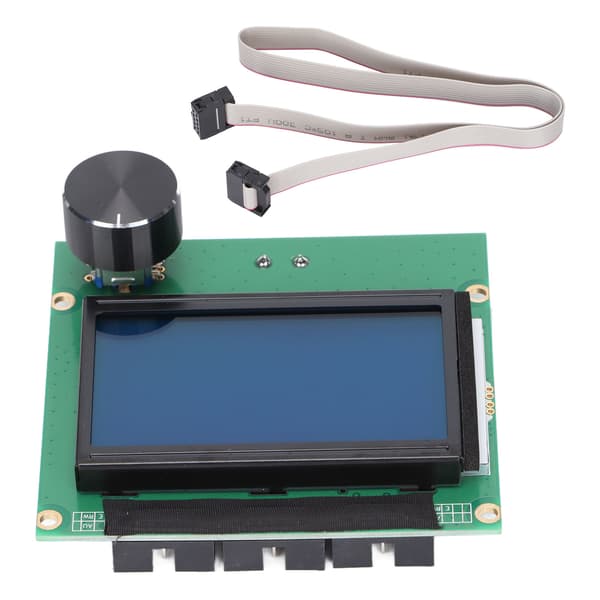 3D-printerdisplay 12864 LCD-skærm Intelligent kontrolkort Printertilbehør til CR 10S til Ender 3