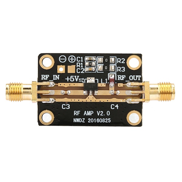 Lågbrusförstärkare LNA 0,05-4GHz NF=0,6dB RF FM HF VHF / UHF Ham Radio