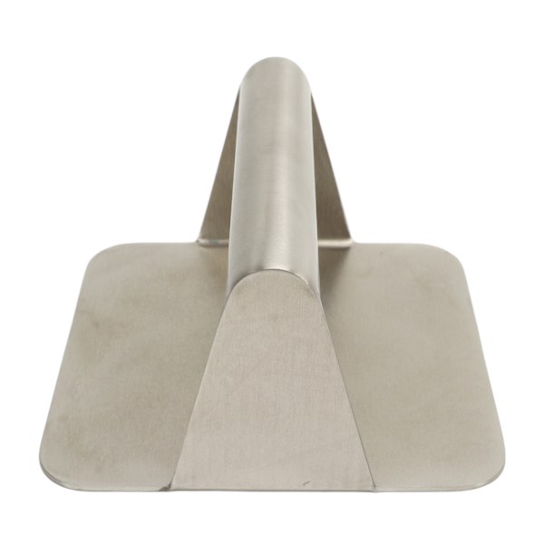 Burgerpresse Rektangulær 304 Rustfritt Stål Burger Smasher Non Stick Elegant Flat Bunn Hamburgerpresse