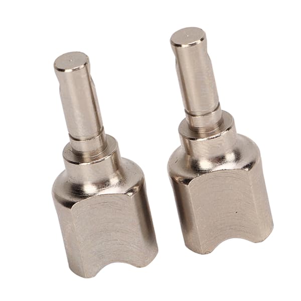 2 stk RC Diff Outdrives Stål Exakt RC Differensialkopper for ARRMA 1/7 1/8 Serie Sølv